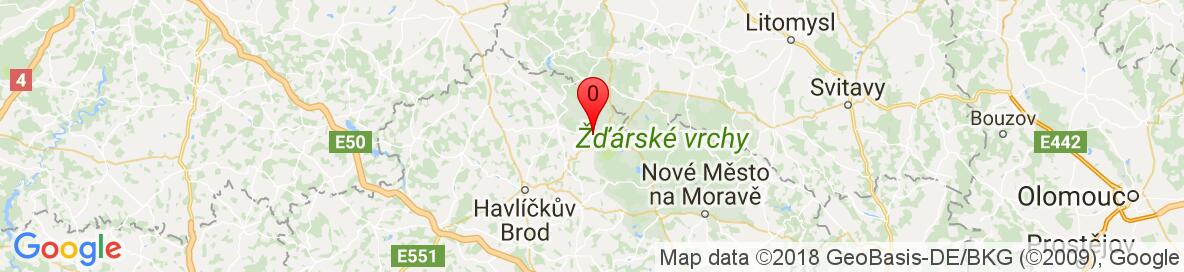 Map of Sobíňov, Havlíčkův Brod, Kraj Vysočina, Česko. More detailed map is available only for registered users. Please register or log in.